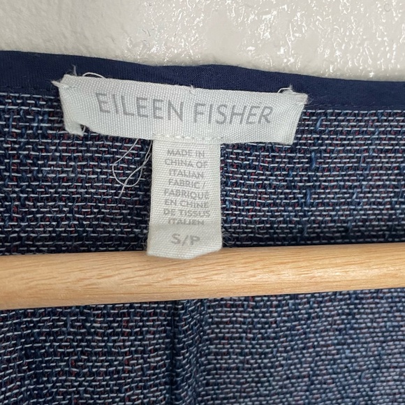 Eileen Fisher Open Front Cotton Textured Kimono Cardigan - Picture 4 of 6
